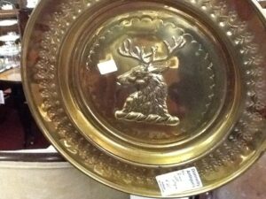 Brass wall plaque