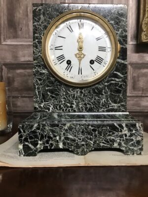 Green Marble Clock