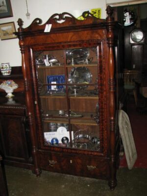 Mahogany Display Cabinet